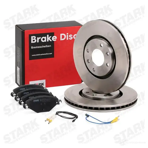 Тормозные диски и колодки, комплект STARK skbk1090359 1437814345 E5 RP2 изображение 1