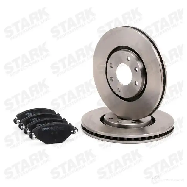 Тормозные диски и колодки, комплект STARK skbk1090359 1437814345 E5 RP2 изображение 2