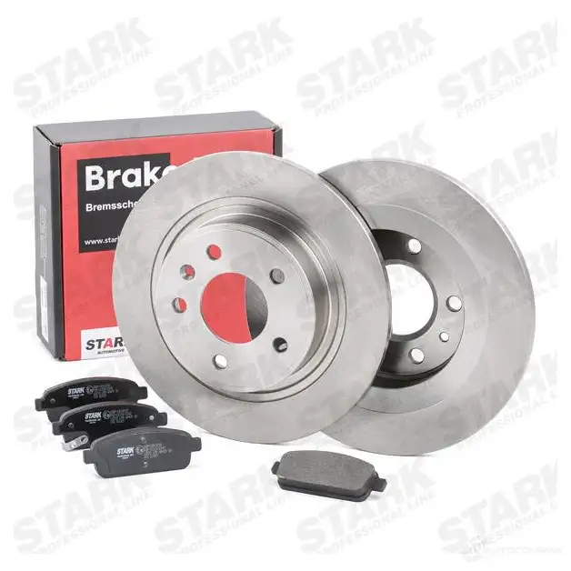 Тормозные диски и колодки, комплект STARK 1437814319 8KNCP N skbk1090214 изображение 1