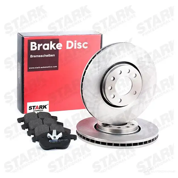 Тормозные диски и колодки, комплект STARK CRBQ3 JA skbk1090252 1437815569 изображение 1