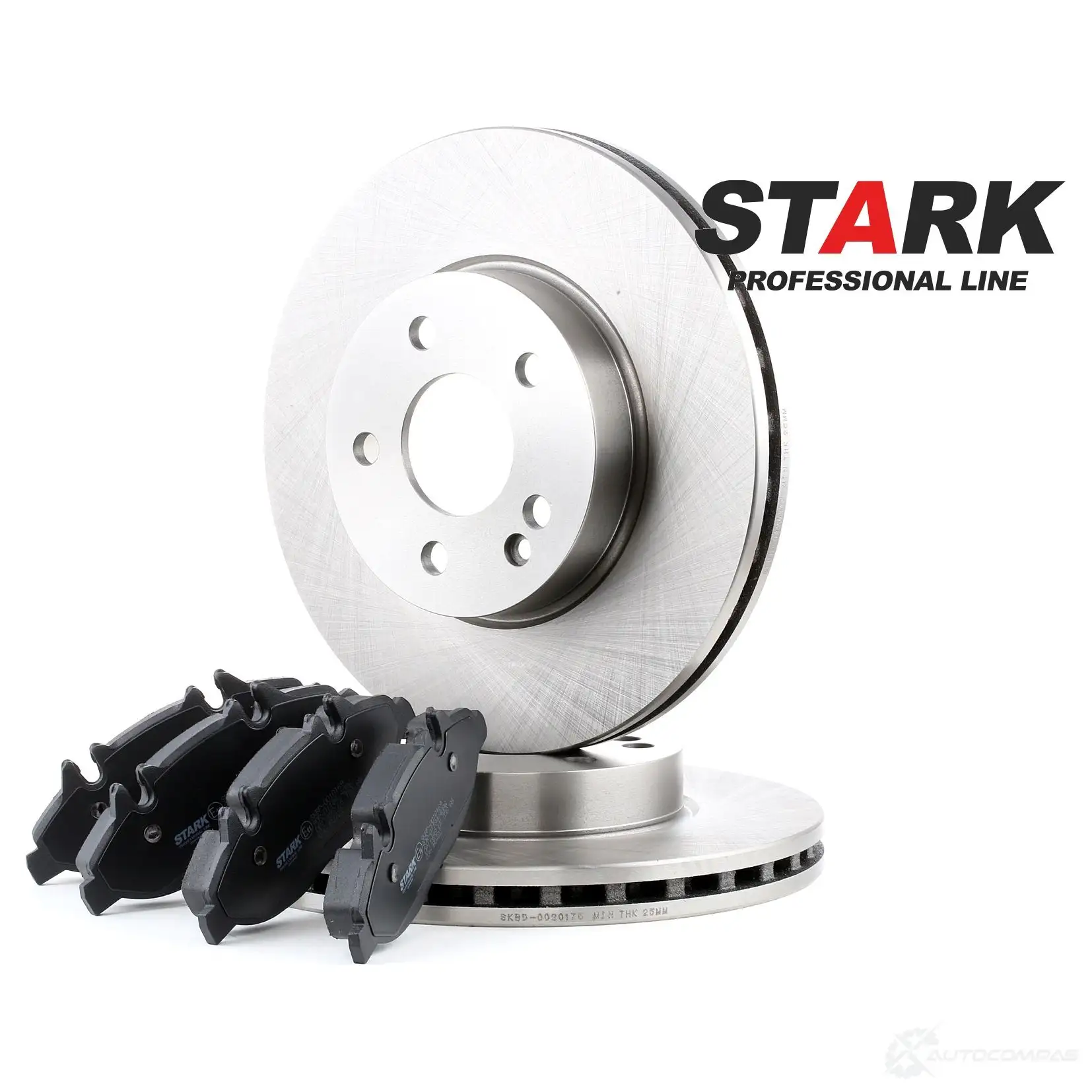 Тормозные диски и колодки, комплект STARK skbk1090135 1437815475 O 694M изображение 0