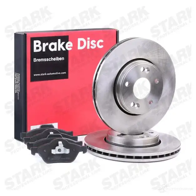 Тормозные диски и колодки, комплект STARK 1437815002 skbk1090165 65QI PV изображение 1