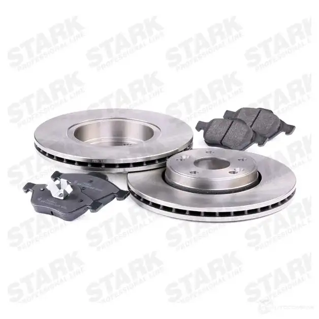 Тормозные диски и колодки, комплект STARK 1437815002 skbk1090165 65QI PV изображение 2