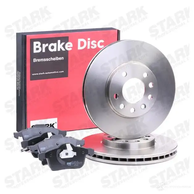 Тормозные диски и колодки, комплект STARK 1437814623 TLKS IKW skbk1090033 изображение 1