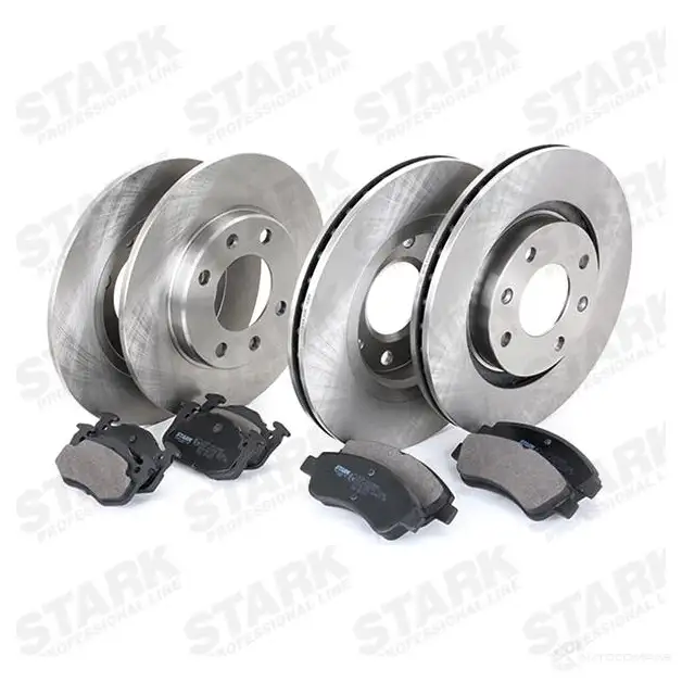 Тормозные диски и колодки, комплект STARK ID8 SMQ 1437816557 skbk1090301 изображение 3