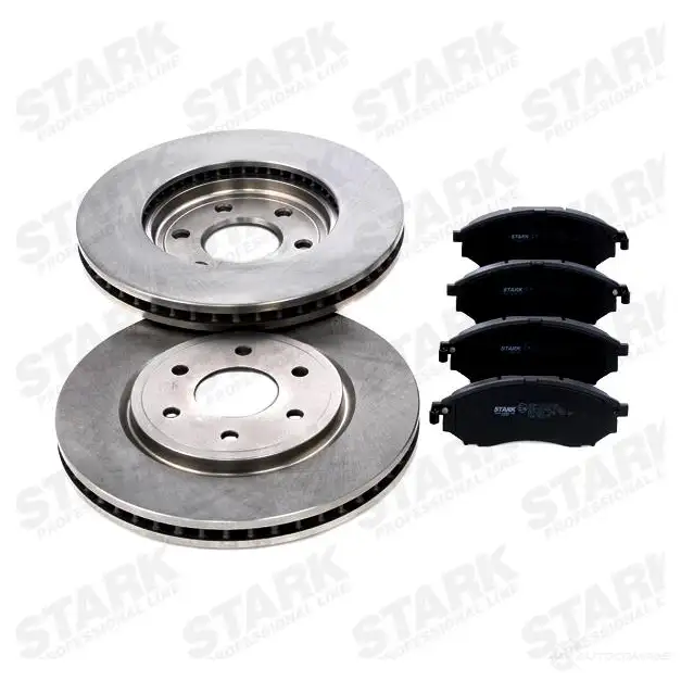 Тормозные диски и колодки, комплект STARK 1437816478 skbk1090203 Q5QCAT D изображение 0