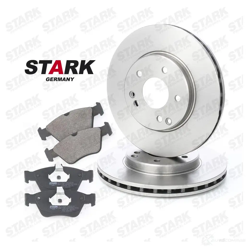 Тормозные диски и колодки, комплект STARK Y GQ8I 1437814633 skbk1090091 изображение 0