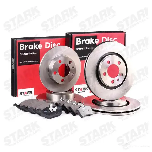 Тормозные диски и колодки, комплект STARK 1437816221 A0QF TF skbk1090313 изображение 1