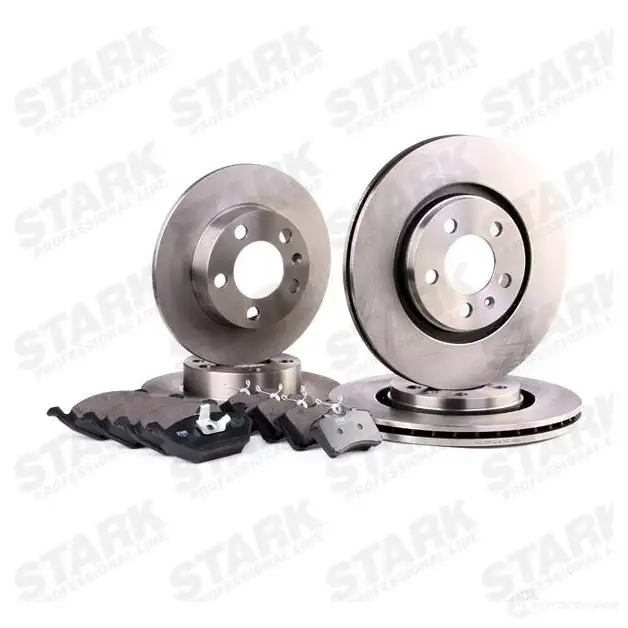 Тормозные диски и колодки, комплект STARK 1437816221 A0QF TF skbk1090313 изображение 2