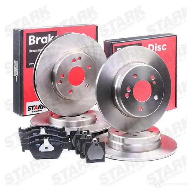 Тормозные диски и колодки, комплект STARK PI9BT BX skbk1090303 1437815835 изображение 1