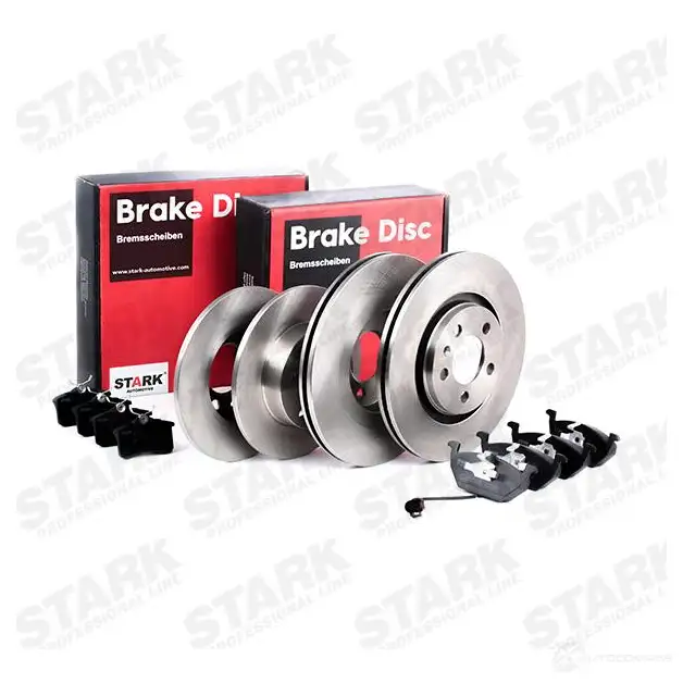 Тормозные диски и колодки, комплект STARK 1438358715 3 P81H skbk1090285 изображение 2