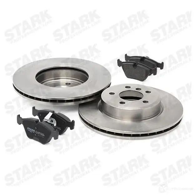 Тормозные диски и колодки, комплект STARK GLD3 S2G 1437815459 skbk1090353 изображение 2