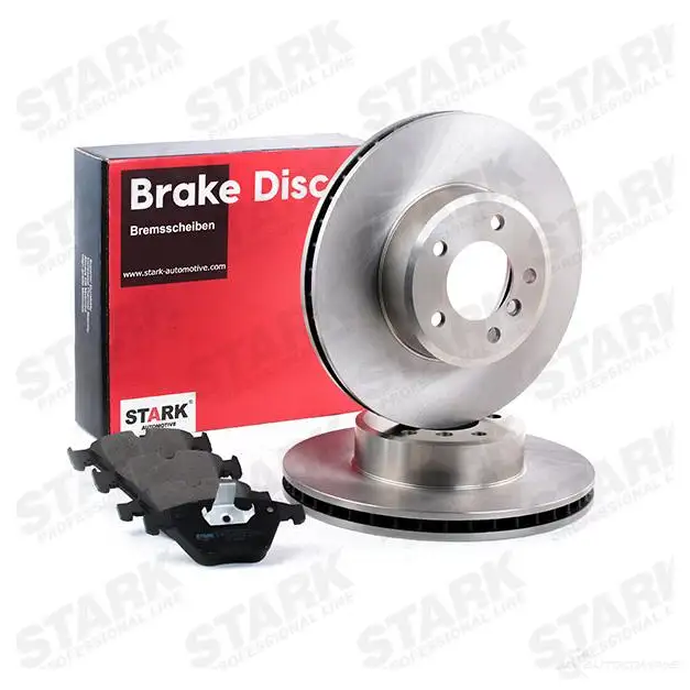 Тормозные диски и колодки, комплект STARK 1437816135 8N NMRV skbk1090212 изображение 1