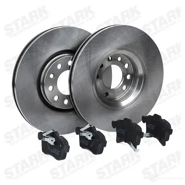 Тормозные диски и колодки, комплект STARK skbk1090222 0 5SRR4 1437814637 изображение 5