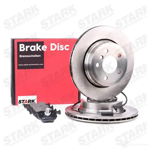 Тормозные диски и колодки, комплект STARK 1437816549 skbk1090354 G UIDO26 изображение 1