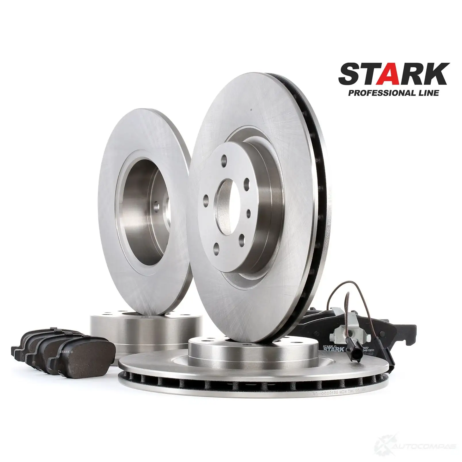 Тормозные диски и колодки, комплект STARK 1437815920 skbk1090338 HNS6 NI изображение 0