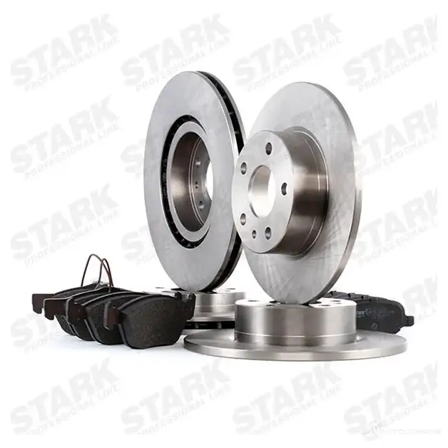 Тормозные диски и колодки, комплект STARK 1437815920 skbk1090338 HNS6 NI изображение 2