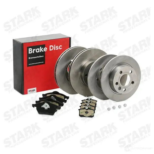 Тормозные диски и колодки, комплект STARK 1437815879 skbk1090379 197 8O - Изображение 1