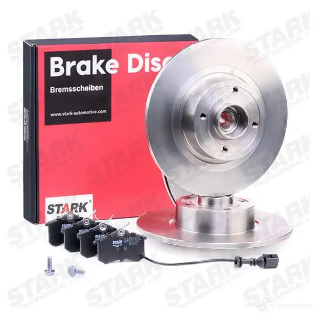 Тормозные диски и колодки, комплект STARK S7K I9J skbk1090119 1437815486 изображение 1