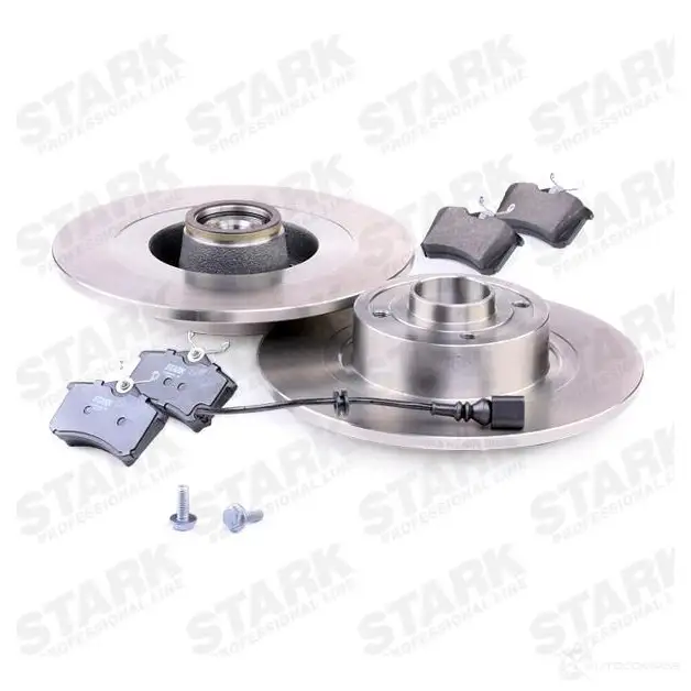 Тормозные диски и колодки, комплект STARK S7K I9J skbk1090119 1437815486 изображение 2