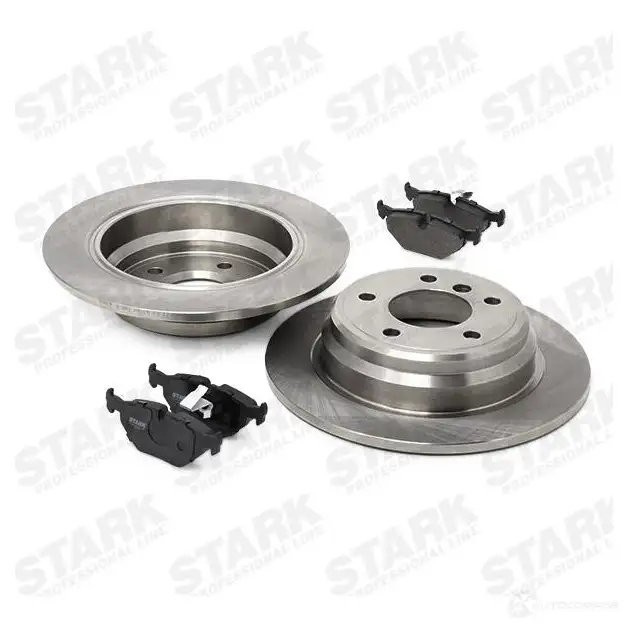 Тормозные диски и колодки, комплект STARK 1437818116 4WFS M skbk1090187 изображение 2