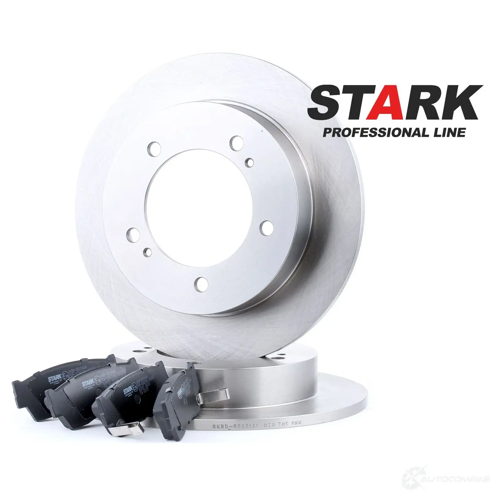 Тормозные диски и колодки, комплект STARK X1JF 0G4 skbk1090208 1437814337 - Изображение 1