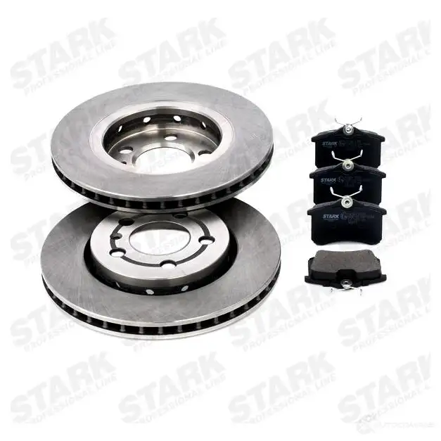 Тормозные диски и колодки, комплект STARK skbk1090233 1437813209 BQ FJ1C7 изображение 0