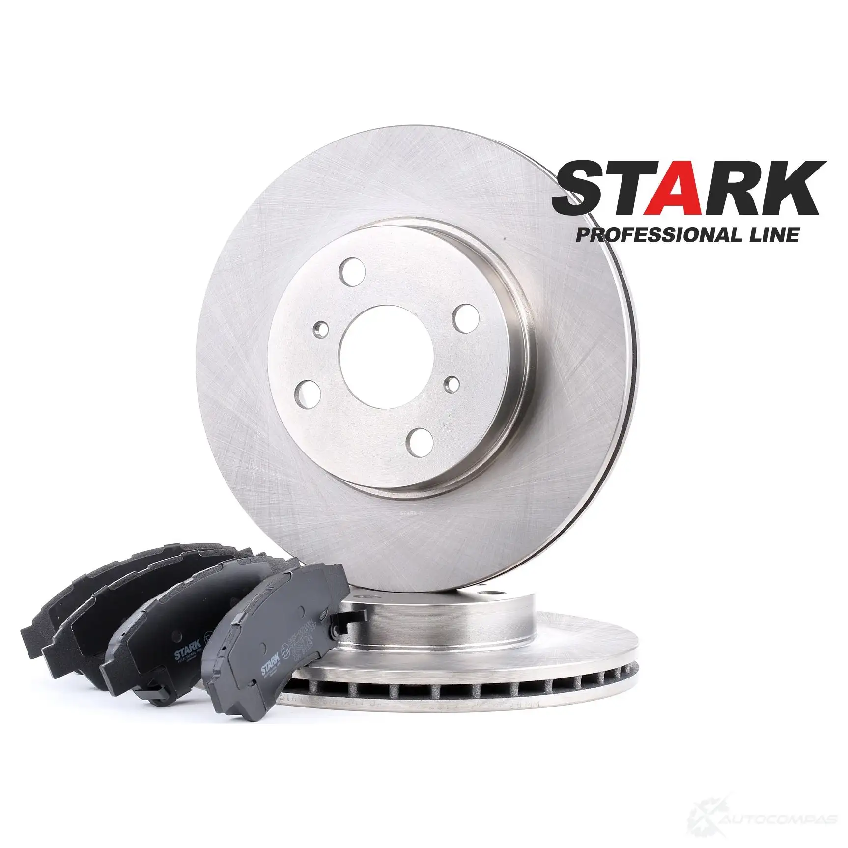 Тормозные диски и колодки, комплект STARK 1437813728 3 WI5UH skbk1090261 - Изображение 1