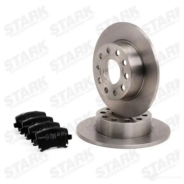 Тормозные диски и колодки, комплект STARK skbk1090022 1437813813 PS034 09 изображение 2