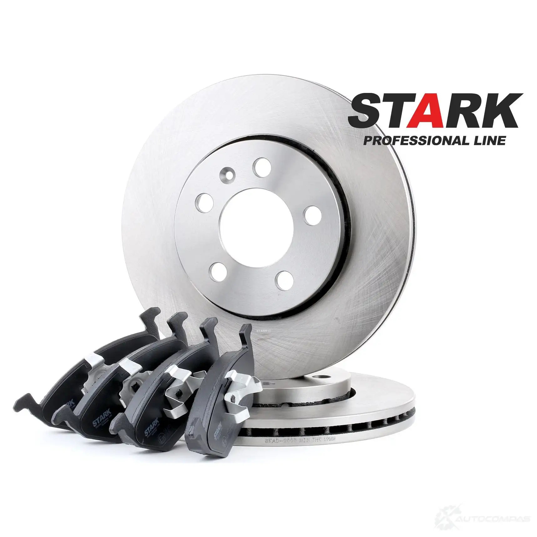 Тормозные диски и колодки, комплект STARK 1437816771 skbk1090287 7ZMR FWE изображение 0