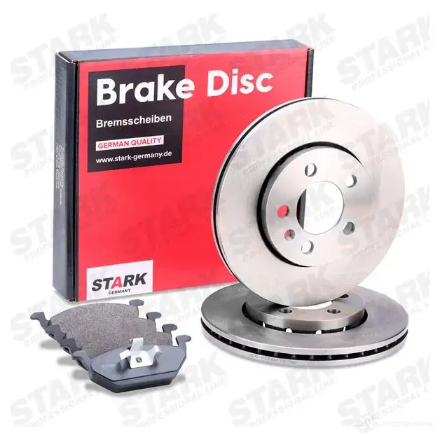 Тормозные диски и колодки, комплект STARK 1437816771 skbk1090287 7ZMR FWE изображение 1