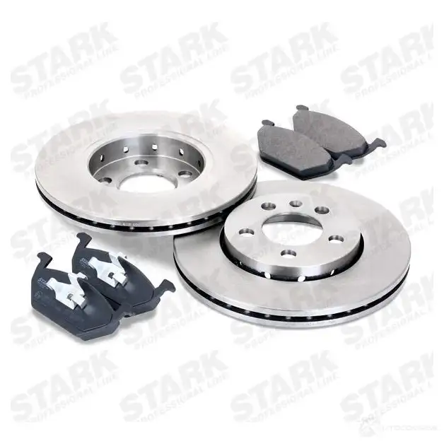Тормозные диски и колодки, комплект STARK 1437816771 skbk1090287 7ZMR FWE изображение 2