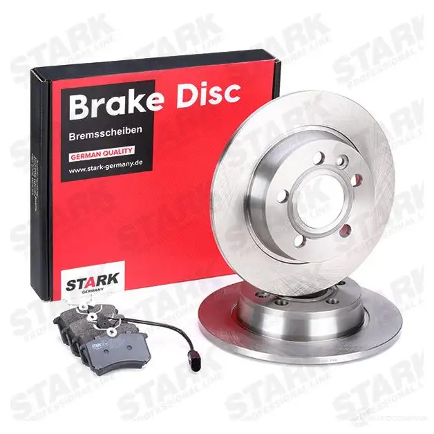 Тормозные диски и колодки, комплект STARK 1437813537 skbk1090037 ZNV AWH3 изображение 1
