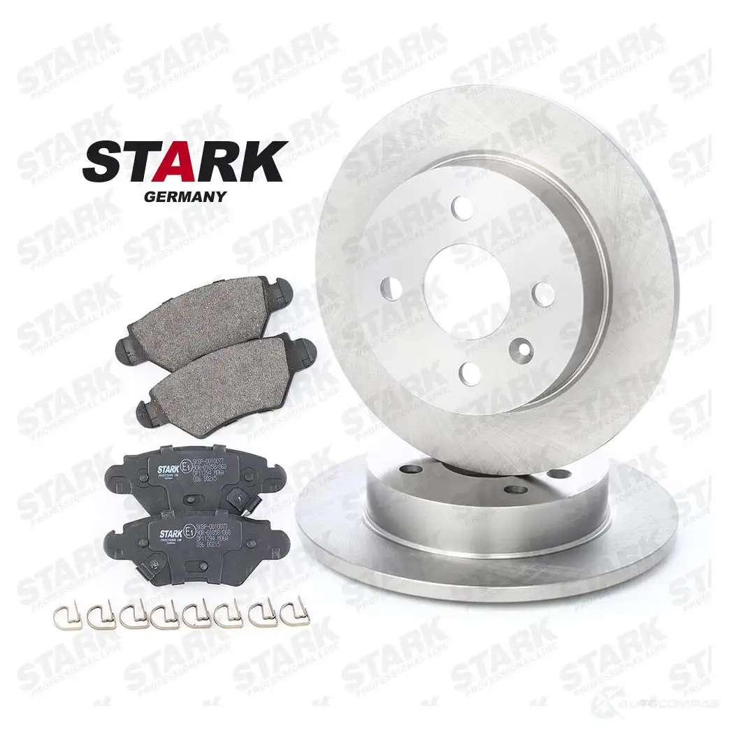 Тормозные диски и колодки, комплект STARK ELUUYE 7 1437813220 skbk1090080 изображение 3