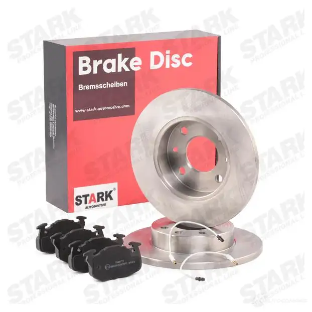 Тормозные диски и колодки, комплект STARK 1437818195 skbk1090224 CKV 7U изображение 1