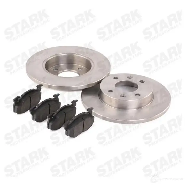 Тормозные диски и колодки, комплект STARK 1437818195 skbk1090224 CKV 7U изображение 2