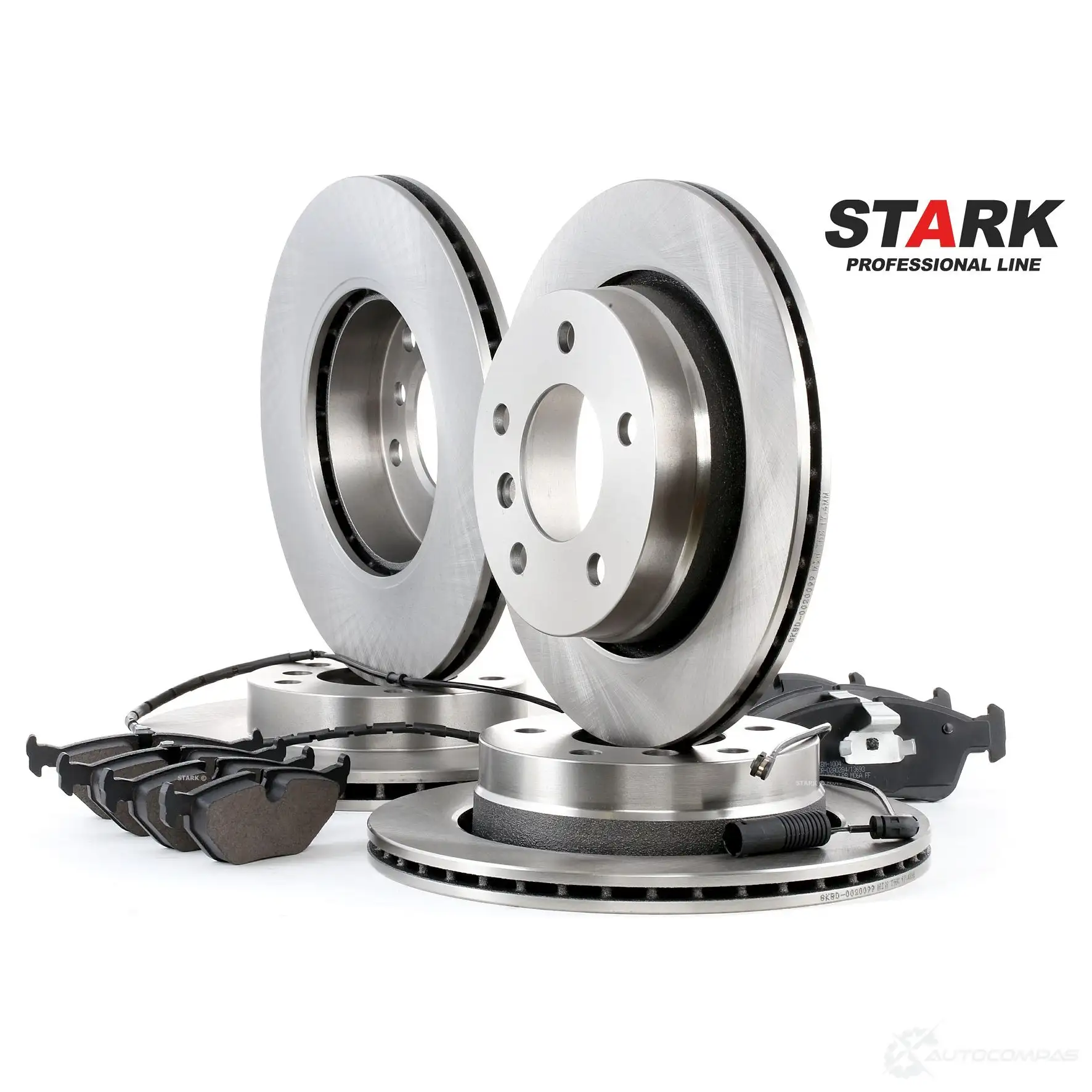 Тормозные диски и колодки, комплект STARK skbk1090340 1437815965 7U V3I8 изображение 0