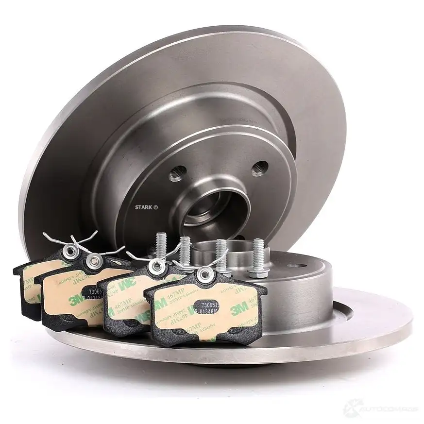 Тормозные диски и колодки, комплект STARK 1438358721 skbk1090357 371O 4 изображение 0