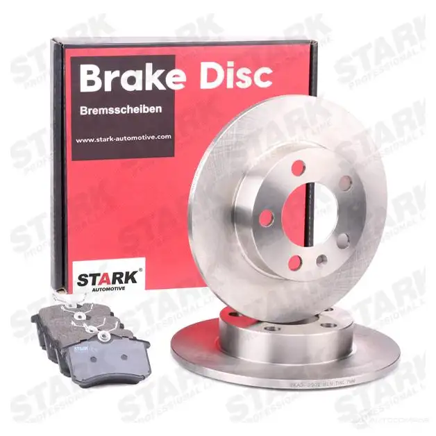 Тормозные диски и колодки, комплект STARK skbk1090001 3YE WW 1437912936 изображение 1