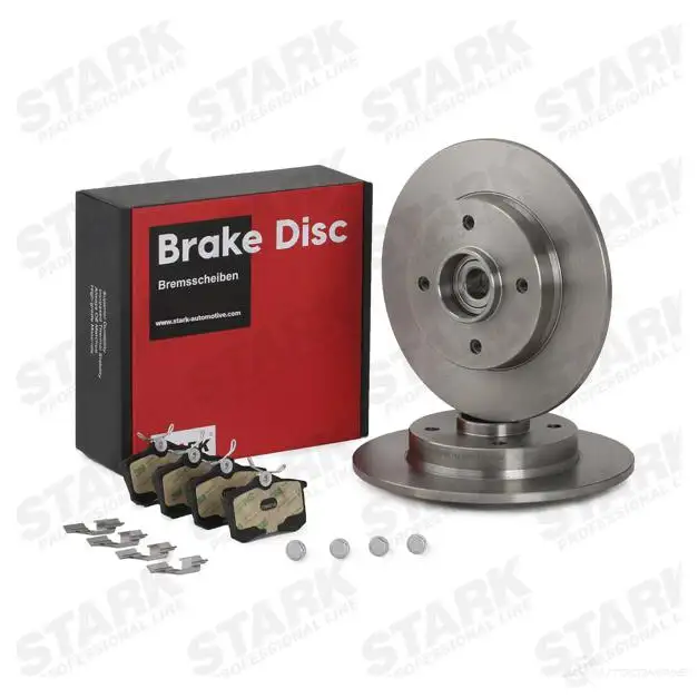 Тормозные диски и колодки, комплект STARK skbk1090078 1437816576 SR4GEU U изображение 0