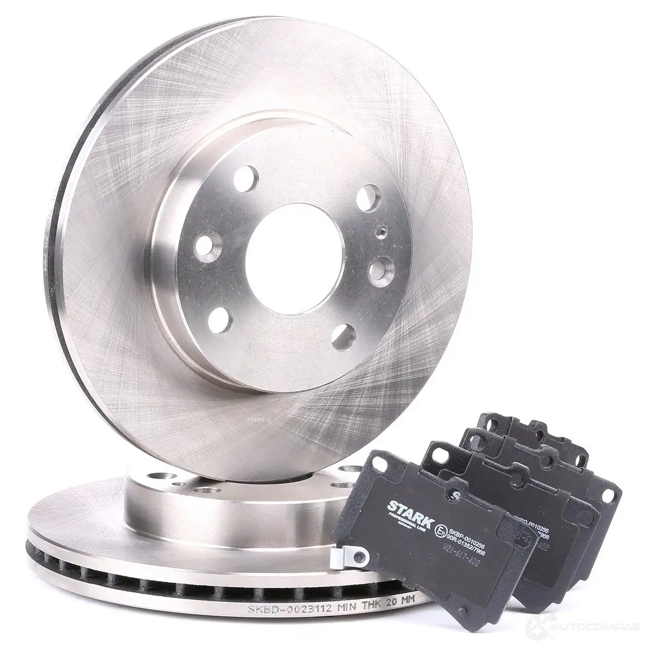 Тормозные диски и колодки, комплект STARK 1437816360 R5R O4K2 skbk1090202 изображение 0