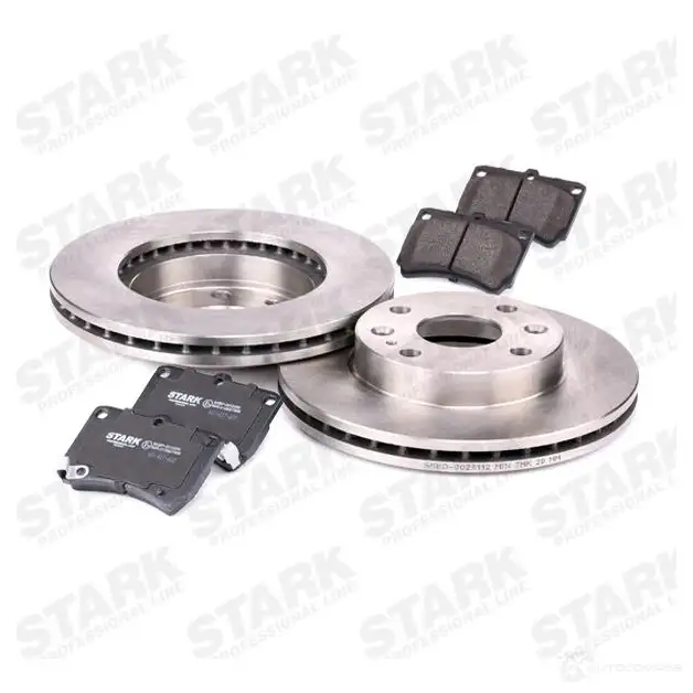 Тормозные диски и колодки, комплект STARK 1437816360 R5R O4K2 skbk1090202 изображение 2