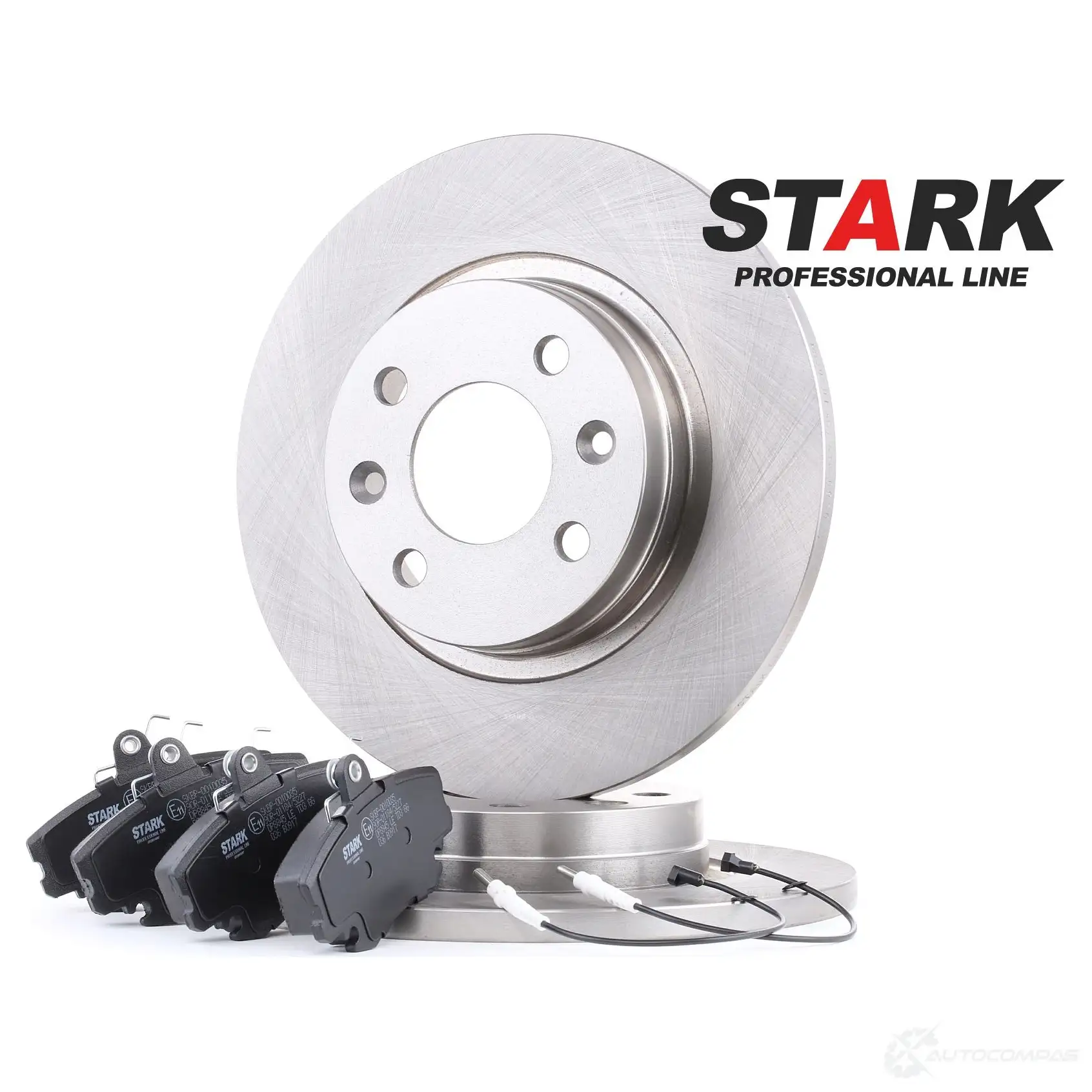 Тормозные диски и колодки, комплект STARK skbk1090124 VK NE8GS 1437818140 изображение 0