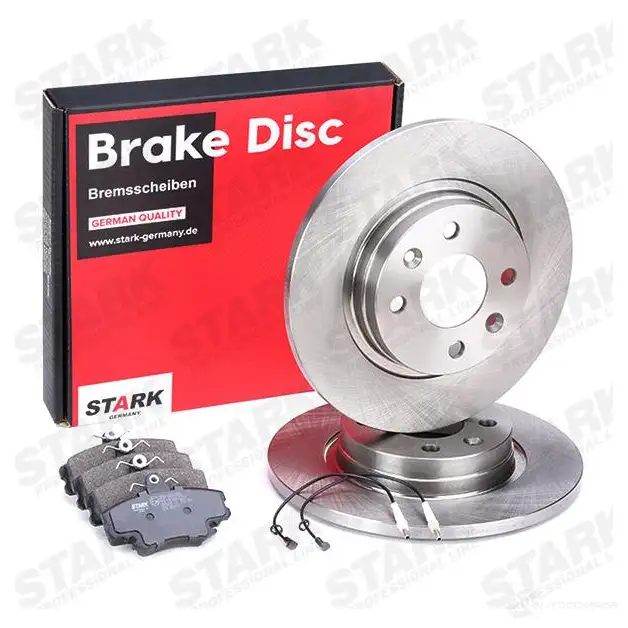Тормозные диски и колодки, комплект STARK skbk1090124 VK NE8GS 1437818140 изображение 1