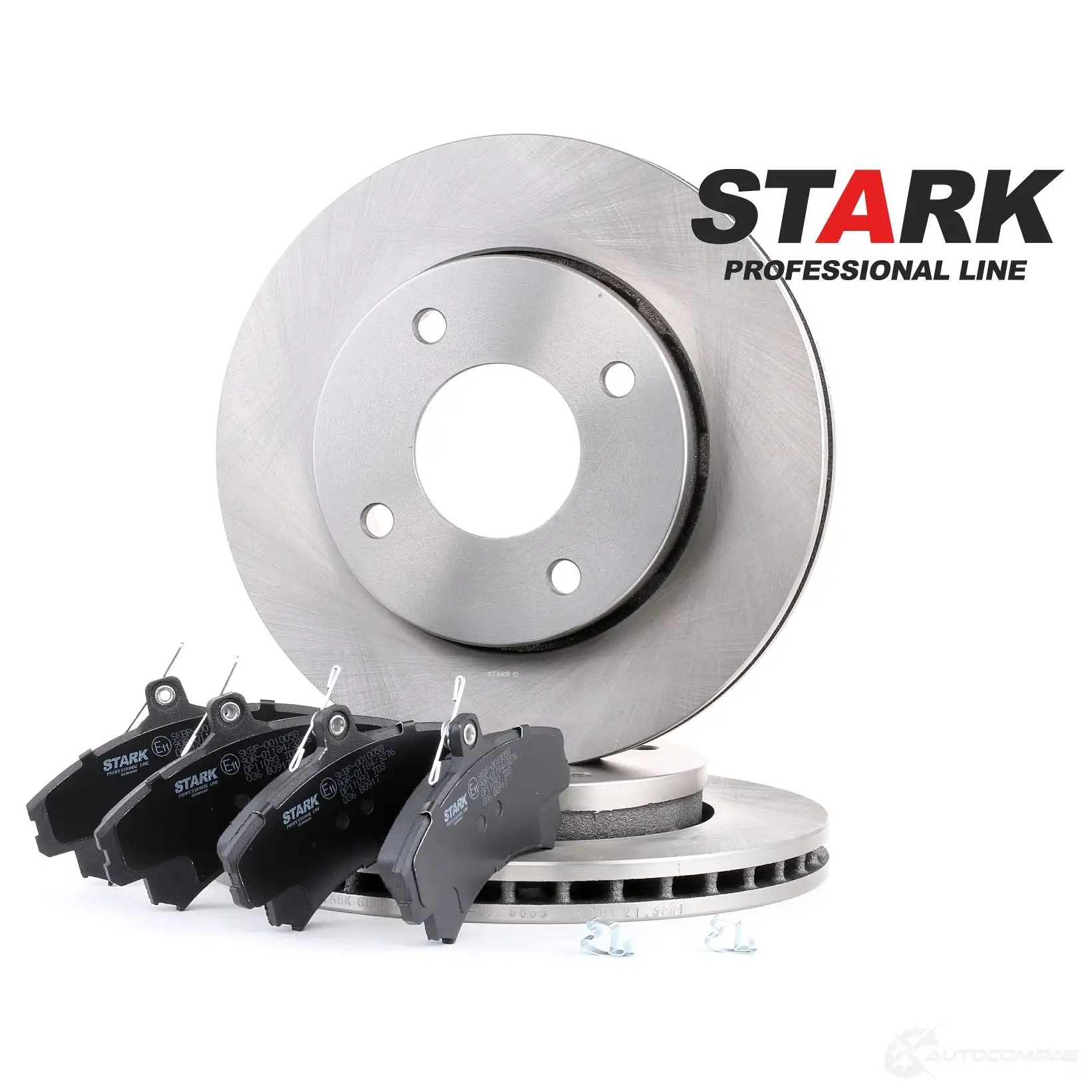 Тормозные диски и колодки, комплект STARK skbk1090054 1437813896 GVZ7U K изображение 0