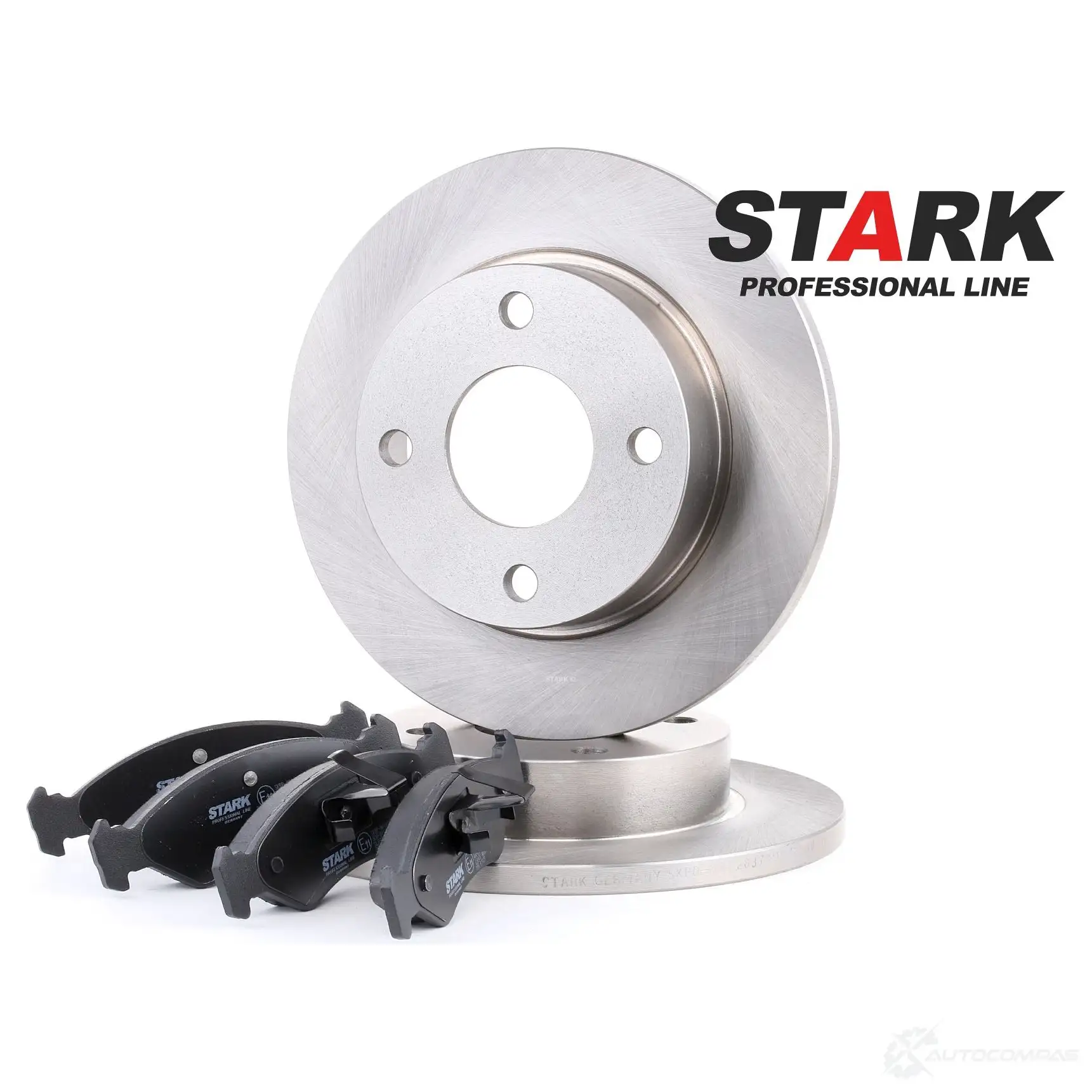Тормозные диски и колодки, комплект STARK skbk1090138 1437816635 K3P EF - Изображение 1