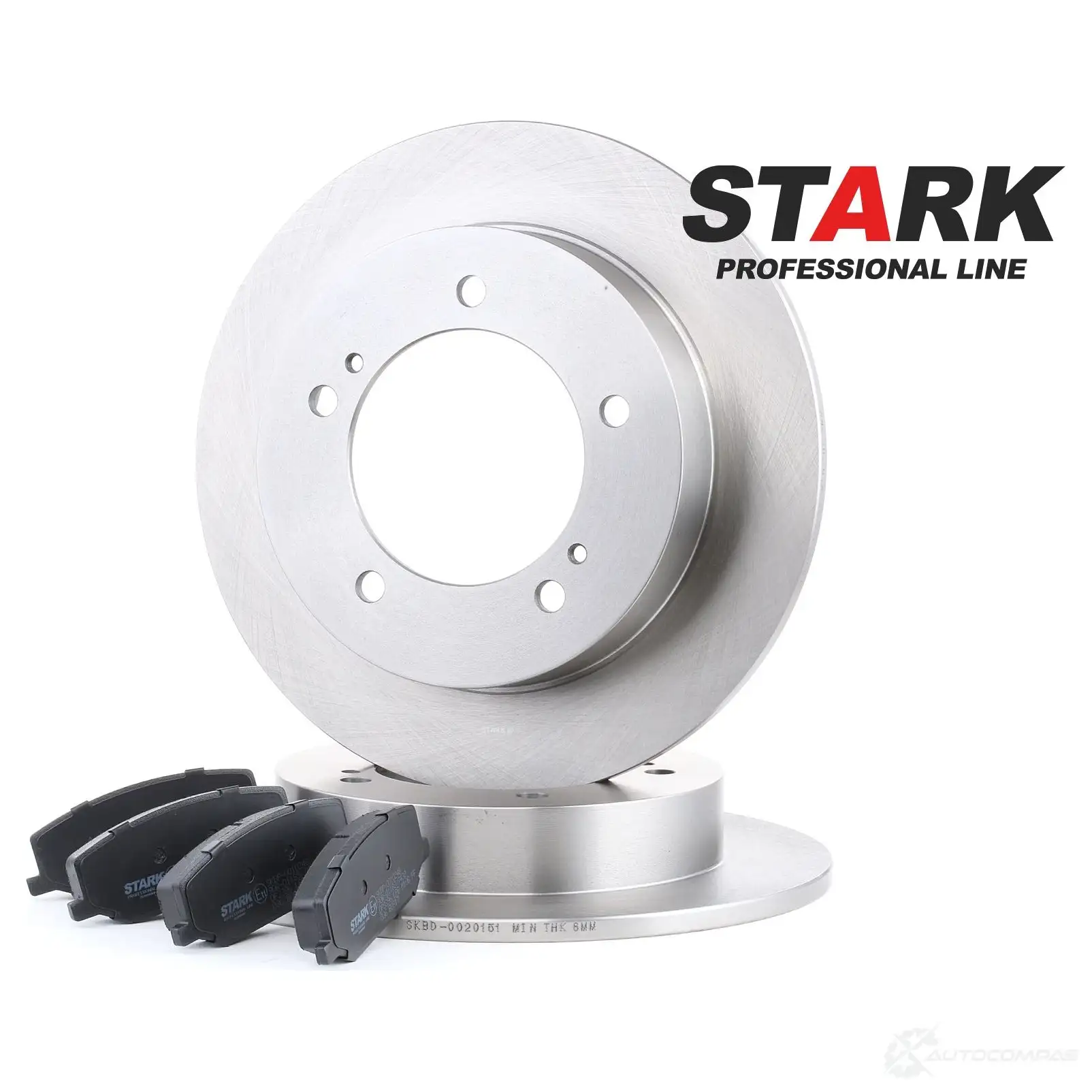 Тормозные диски и колодки, комплект STARK skbk1090258 4LY8 0 1437813906 изображение 0