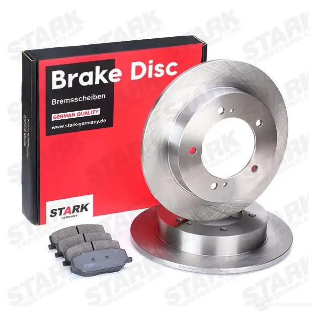 Тормозные диски и колодки, комплект STARK skbk1090258 4LY8 0 1437813906 изображение 1