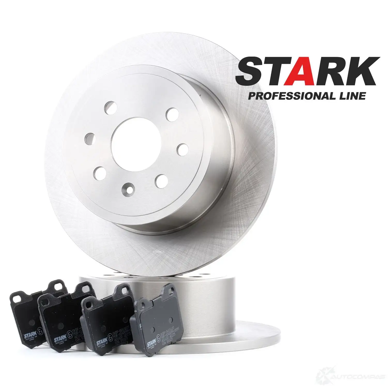 Тормозные диски и колодки, комплект STARK skbk1090140 AQ POAF0 1437813735 - Изображение 1
