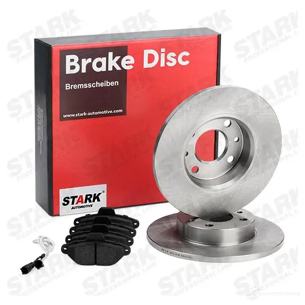 Тормозные диски и колодки, комплект STARK A 43AX skbk1090041 1437813818 изображение 1